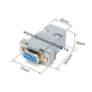 Đầu Cắm DB9 Jack Cổng COM RS232 DB9A
