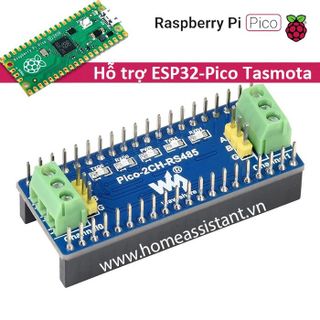 Bo Mạch RS485 Modbus Cho Raspberry Pi Pico -2CH-RS485 (Hỗ trợ HomeAssistant, ESP32)