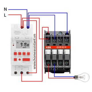Bộ Công Tắc Hẹn Giờ 3 Pha 4P 380V 63A TM9-4P