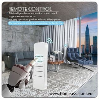 Động Cơ Rèm Kéo Ngang Wifi Zigbee Tuya RS485 ZM05 (Hỗ trợ HomeAssistant)