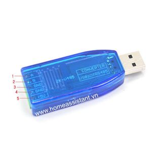 USB To RS485 Modbus Chuẩn Công Nghiệp ZK-U485 (Hỗ trợ HomeAssistant)
