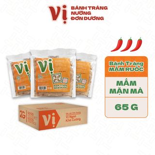 Bánh Tráng Mắm Ruốc Vị Túi Mini 65g - Đặc Sản Đơn Dương giá sỉ