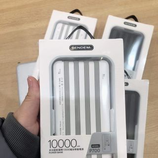 Henry Shop - Sạc dự phòng Sendem 10000mah tích hợp 4 dây sạc Bảo hành 12 tháng 1 đổi 1 giá sỉ
