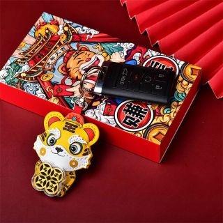 Móc khóa da hổ vàng Tài lộc