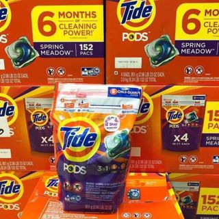 Viên giặt Tide Mỹ túi 42 viên
