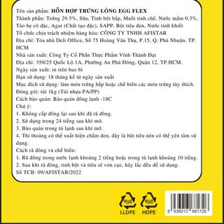 Hỗn hợp Trứng Lỏng Eggflex