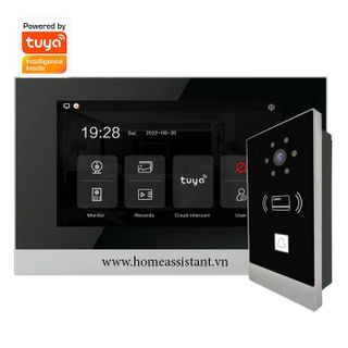 Chuông Cửa Màn Hình 7Inch Ethernet Tuya WF02 (Cloud Intercom) Smart Life giá sỉ