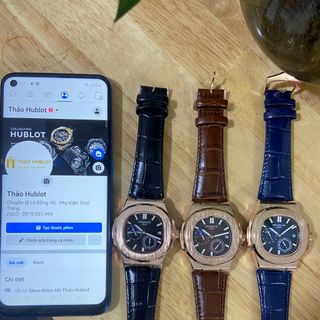 Đồng Hồ Cơ Nam Patek Philip Viền Trơn