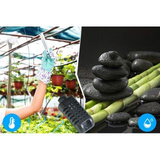 Công Tắc Nhiệt Độ Độ Ẩm 2 Relay Cho Nhà Yến Vườn Lan Wifi Tuya WHT01 (Smart Life)