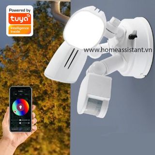 Đèn Pha LED Wifi Tuya Cảm Biến Hồng Ngoại Chống Trộm Ngoài Trời 26W WL26 (Smart Life) giá sỉ