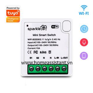 Module Công Tắc Wifi Tuya 16A Hỗ Trợ Công Tắc Cơ MC16 (Smart Life) giá sỉ