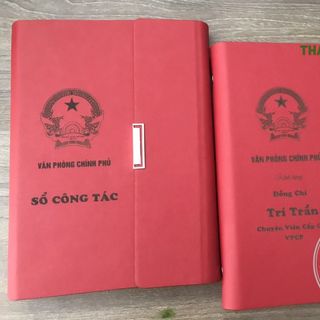 Sổ Tay Da Bìa Còng- In Khắc theo số lượng giá tốt