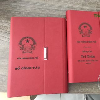 Sổ Tay Da Bìa Còng- In Khắc theo số lượng giá tốt