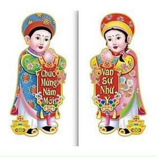 MIẾNG DÁN CỬA TRANG TRÍ TẾT