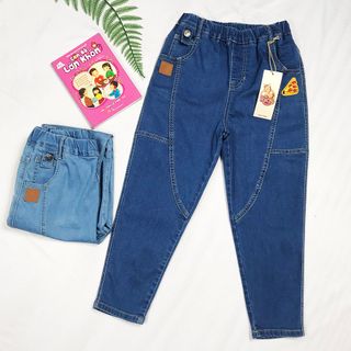 Quần Jeans Bé trai #BT003D, Màu xanh đậm incut