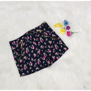 Quần sort kaki thun hoa 2 dây kéo cho bé gái 8-16 tuổi