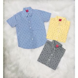 Sơ mi bé trai size 1-9 tuổi hàng cty may chuẩn xuất khẩu
