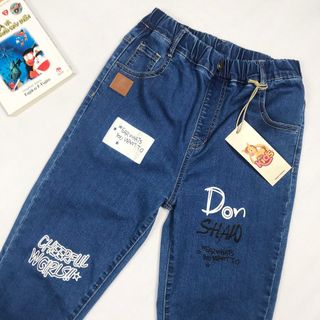 Quần Jeans Bé trai #BT005D, Màu xanh đậm DON