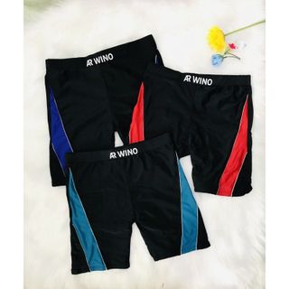 Quần bơi nam phối xanh đỏ phong cách - nhiều màu