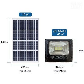ĐÈN NĂNG LƯỢNG MẶT TRỜI HÃNG JINDIAN JD-8840L (40W)