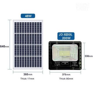 ĐÈN NĂNG LƯỢNG MẶT TRỜI HÃNG JINDIAN JD-8200L (200W)