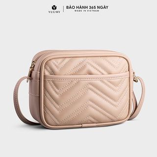Túi đeo chéo da nữ họa tiết chần chỉ gợn sóng Yuumy Seasand YN130 nhiều màu