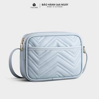 Túi đeo chéo da nữ họa tiết chần chỉ gợn sóng Yuumy Seasand YN130 nhiều màu