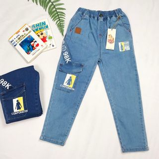 Quần Jeans Bé trai #BT004M, Màu xanh nhạt PUBG