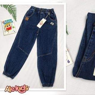 Quần Jeans Jogger Bé Gái #BG001D, Màu xanh đậm