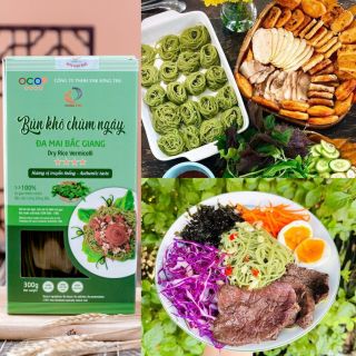 BÚN KHÔ CHÙM NGÂY (HỘP 300GRAM) - BÚN HỮU CƠ TỐT CHO SỨC KHỎE