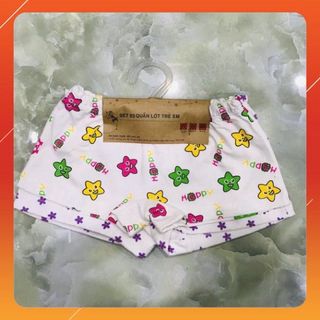set 3 quần lót bé gái màu sắc dễ thương chất thun co giản 4 chiều