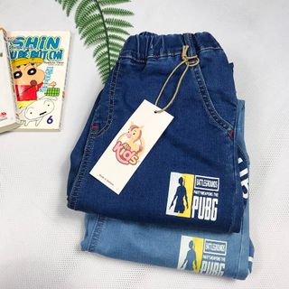 Quần Jeans Bé trai #BT004D, Màu xanh đậm PUBG