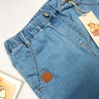 Quần short Jeans Bé trai #BT006M, Màu xanh nhạt DINOSAUR