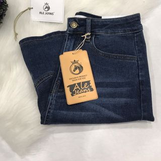 Váy Jeans Nữ Bèo lai SKI001D, màu xanh đậm