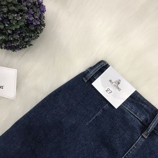 Váy Jeans Nữ Bèo lai SKI001D, màu xanh đậm