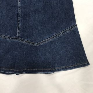 Váy Jeans Nữ Bèo lai SKI001D, màu xanh đậm