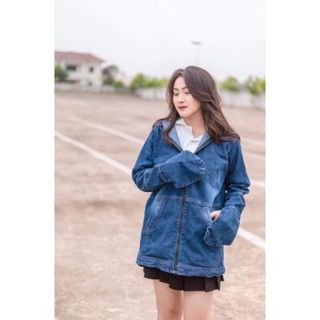 Áo chống nắng bò nam nữ chất liệu Jean cao cấp dày dặn chống tia UV