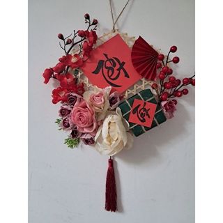 Mẹt tre trang trí tết, mẹt bánh trưng trang trí nhà cửa - mẫu 4