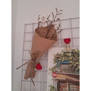 Bó hoa khô mini trang trí hộp quà, thiệp decor