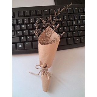 Bó hoa khô mini trang trí hộp quà, thiệp decor