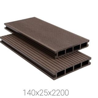 THANH SÀN GỖ NHỰA COMPOSITE 4 LỖ VUÔNG