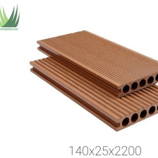 Thanh sàn gỗ nhựa Composite loại 6 lỗ tròn