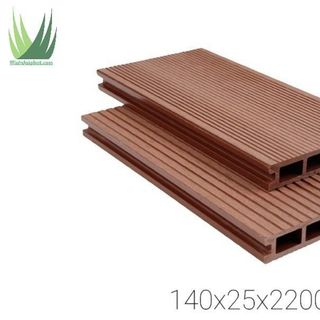THANH SÀN GỖ NHỰA COMPOSITE 4 LỖ VUÔNG