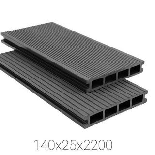 THANH SÀN GỖ NHỰA COMPOSITE 4 LỖ VUÔNG