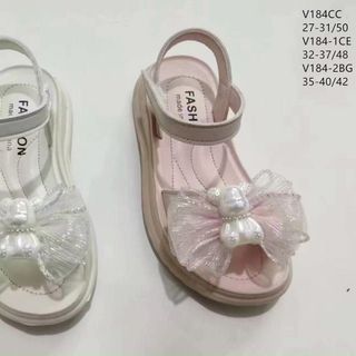 Sandal trẻ em chất da mềm phối nơ xinh xắn V183