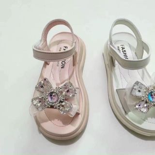 Sandal trẻ em chất da mềm phối nơ xinh xắn V183