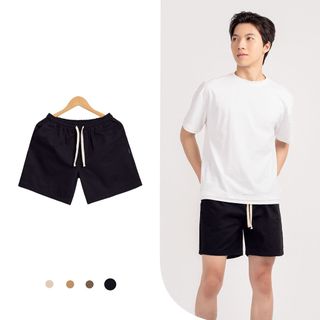 Quần short kaki nam OBAHA cạp chun