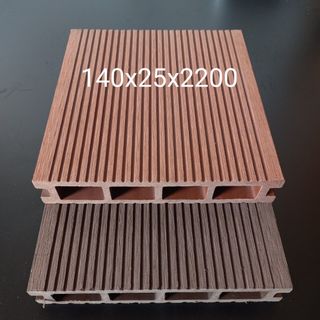 THANH SÀN GỖ NHỰA COMPOSITE 4 LỖ VUÔNG