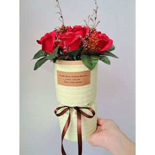 [HCM] Bó hoa 7 bông hồng sáp, quà tặng nhân dịp valentine