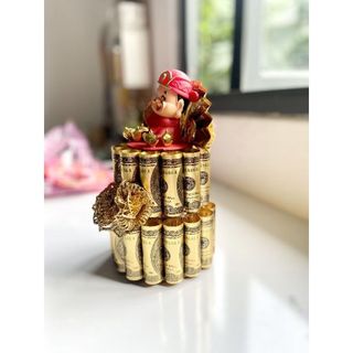 [HCM] Tháp đô la thần tài 2 tầng, vía thần tài.